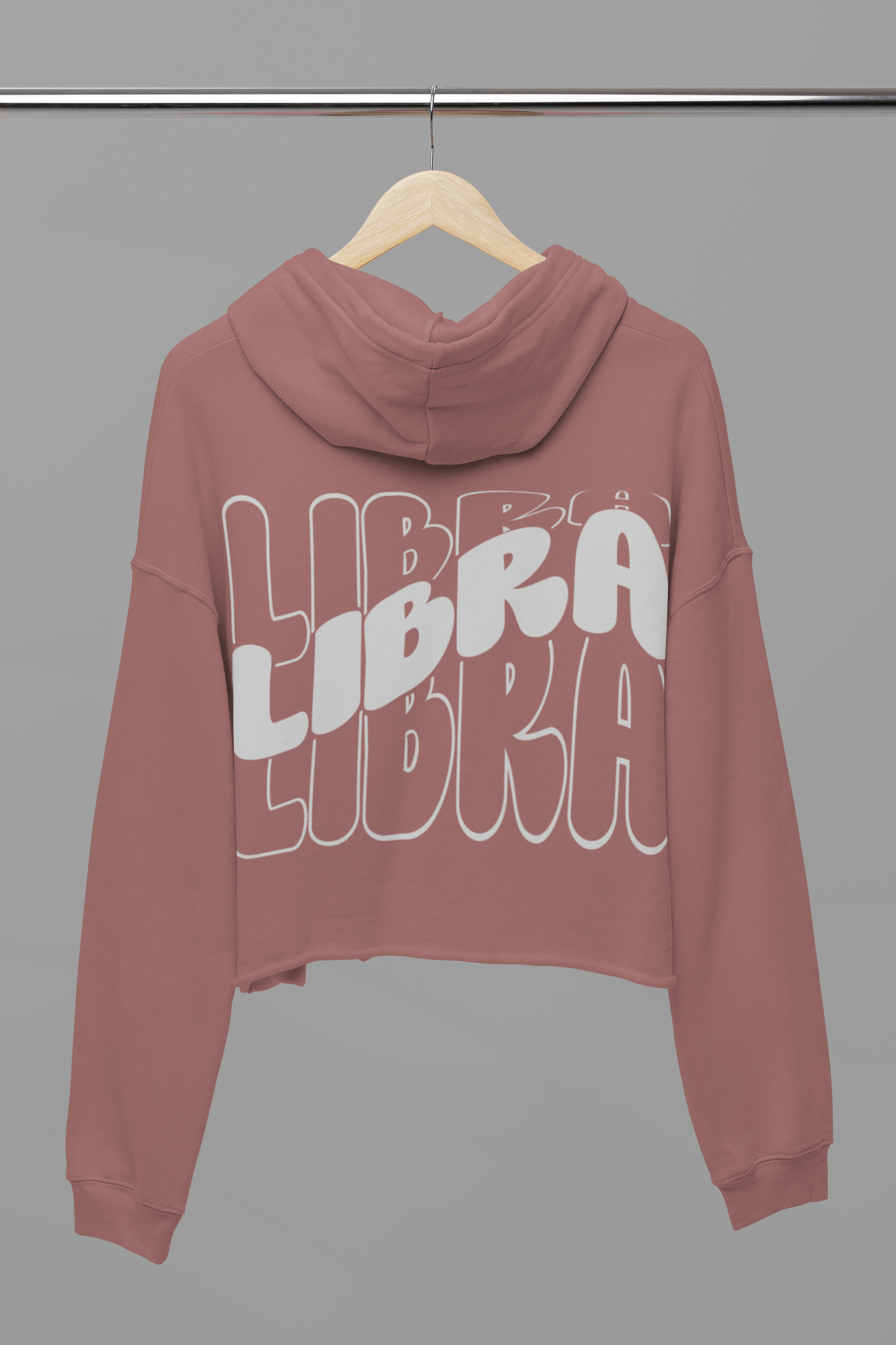 Star Wave Cropped Hoodie